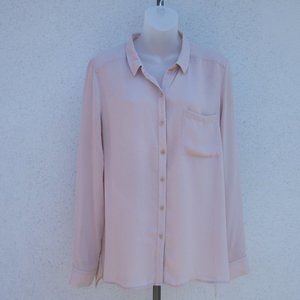 Nordstrom Trouve dusty lavender blouse M